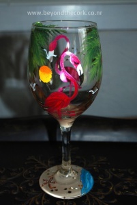 Flamingo Wine Glasses